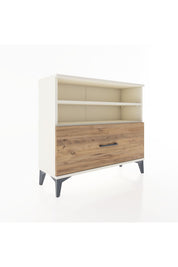 Arges Şifonyer 2 Raflı Tek Çekmeceli 88x30x80 Aytaşı-Çam