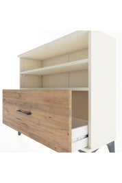 Arges Şifonyer 2 Raflı Tek Çekmeceli 88x30x80 Aytaşı-Çam