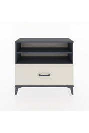 Arges Şifonyer 2 Raflı Tek Çekmeceli 88x30x80 Antrasit-Aytaşı