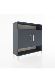 Arges Şifonyer 3 Raflı 2 Kapaklı 88x30x96 Antrasit-Antrasit