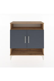 Arges Şifonyer 3 Raflı 2 Kapaklı 88x30x96 Çam-Antrasit