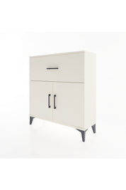 Arges Şifonyer Tek Raflı Tek Çekmeceli 2 Kapaklı 88x30x96 Aytaşı-Aytaşı