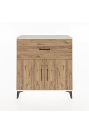 Arges Şifonyer Tek Raflı Tek Çekmeceli 2 Kapaklı 88x30x96 Aytaşı-Çam