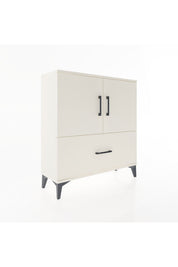 Arges Şifonyer 2 Raflı Tek Çekmeceli 2 Kapaklı 88x30x96 Aytaşı-Aytaşı
