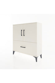 Arges Şifonyer 2 Raflı Tek Çekmeceli 2 Kapaklı 88x30x96 Aytaşı-Aytaşı