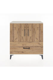 Arges Şifonyer 2 Raflı Tek Çekmeceli 2 Kapaklı 88x30x96 Aytaşı-Çam