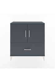 Arges Şifonyer 2 Raflı Tek Çekmeceli 2 Kapaklı 88x30x96 Antrasit-Antrasit