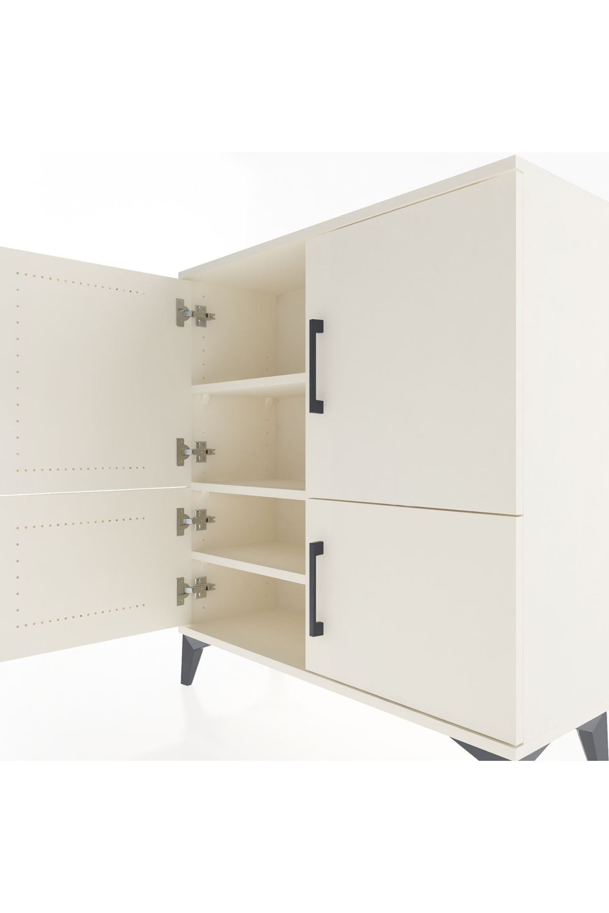 Arges Şifonyer 3 Raflı 4 Kapaklı 88x30x96 Aytaşı-Aytaşı