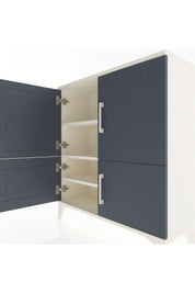 Arges Şifonyer 3 Raflı 4 Kapaklı 88x30x96 Aytaşı-Antrasit