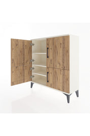 Arges Şifonyer 3 Raflı 4 Kapaklı 88x30x96 Aytaşı-Çam