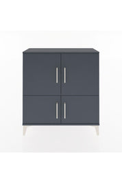 Arges Şifonyer 3 Raflı 4 Kapaklı 88x30x96 Antrasit-Antrasit