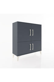 Arges Şifonyer 3 Raflı 4 Kapaklı 88x30x96 Antrasit-Antrasit