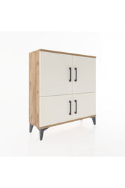 Arges Şifonyer 3 Raflı 4 Kapaklı 88x30x96 Çam-Aytaşı