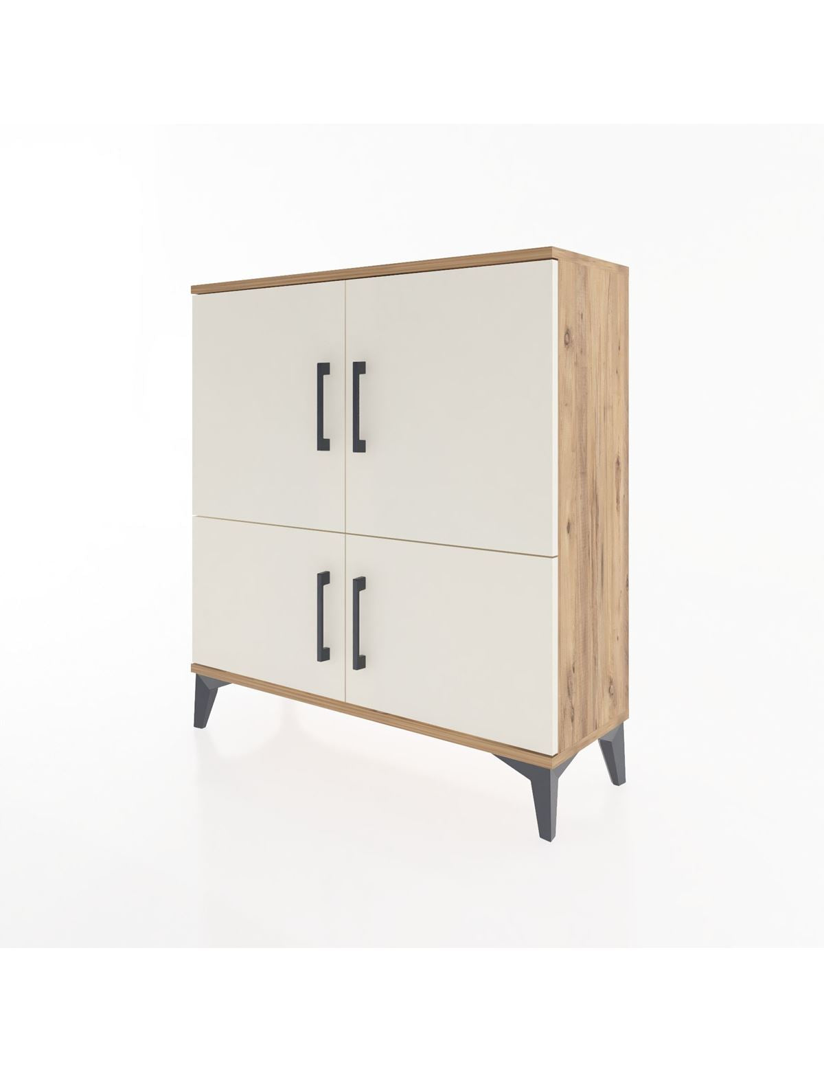 Arges Şifonyer 3 Raflı 4 Kapaklı 88x30x96 - S04M070V7A