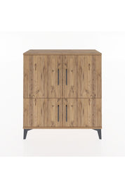 Arges Şifonyer 3 Raflı 4 Kapaklı 88x30x96 Çam-Çam