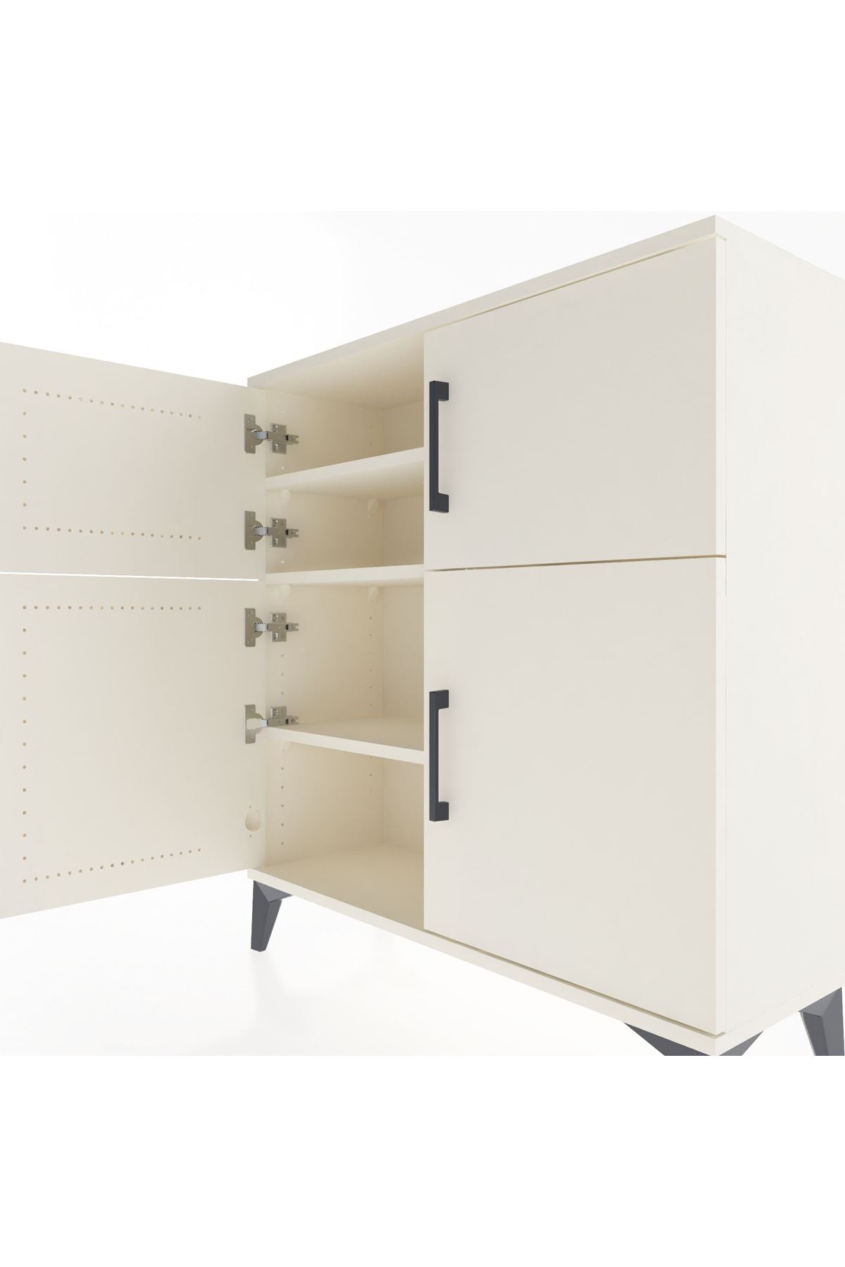 Arges Şifonyer 3 Raflı 4 Kapaklı 88x30x96 Aytaşı-Aytaşı