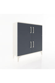Arges Şifonyer 3 Raflı 4 Kapaklı 88x30x96 Aytaşı-Antrasit