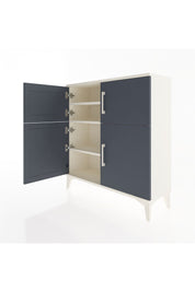 Arges Şifonyer 3 Raflı 4 Kapaklı 88x30x96 Aytaşı-Antrasit