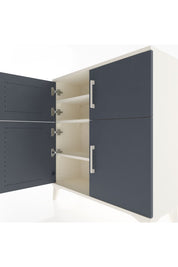 Arges Şifonyer 3 Raflı 4 Kapaklı 88x30x96 Aytaşı-Antrasit