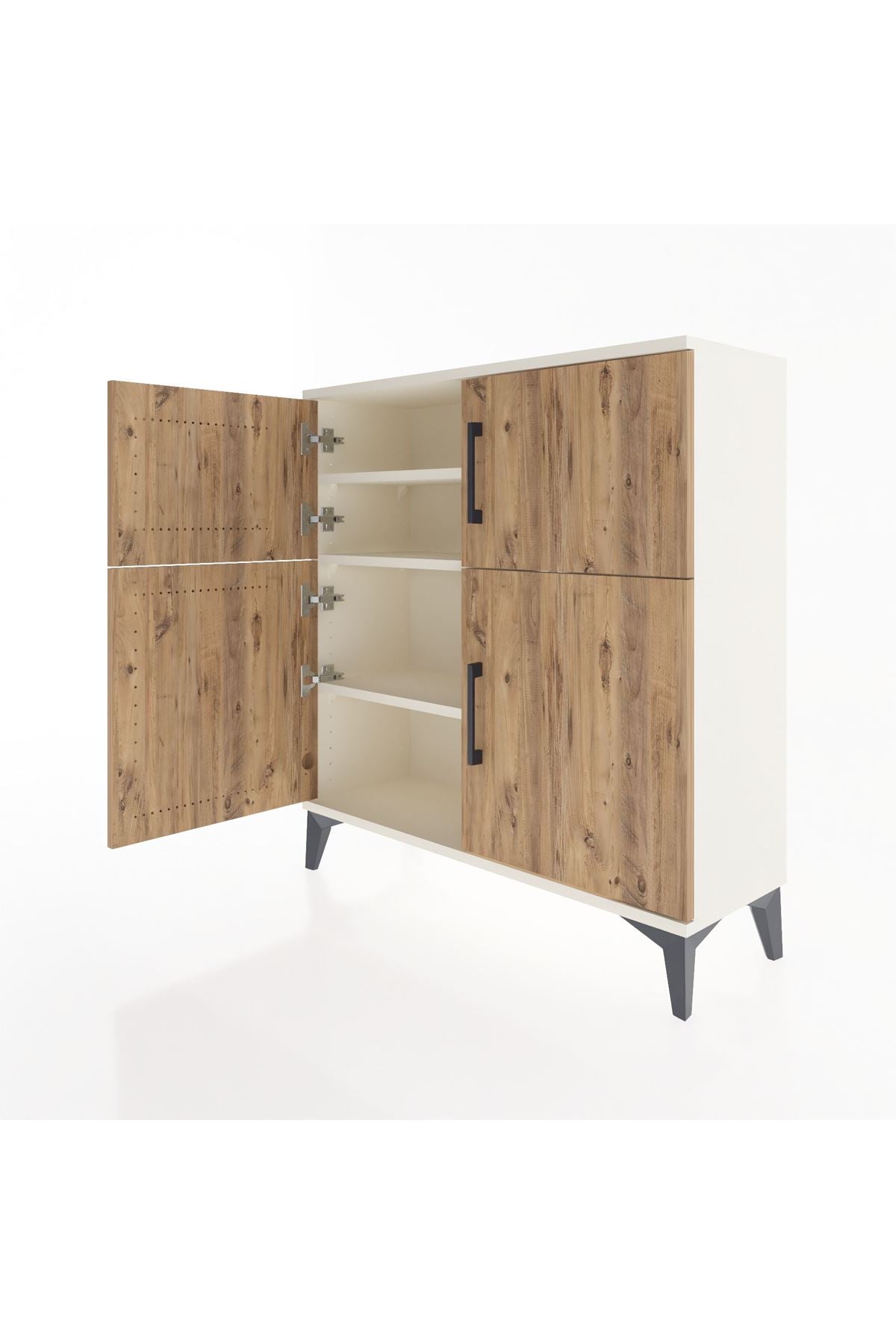 Arges Şifonyer 3 Raflı 4 Kapaklı 88x30x96 Aytaşı-Çam