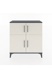 Arges Şifonyer 3 Raflı 4 Kapaklı 88x30x96 Antrasit-Aytaşı