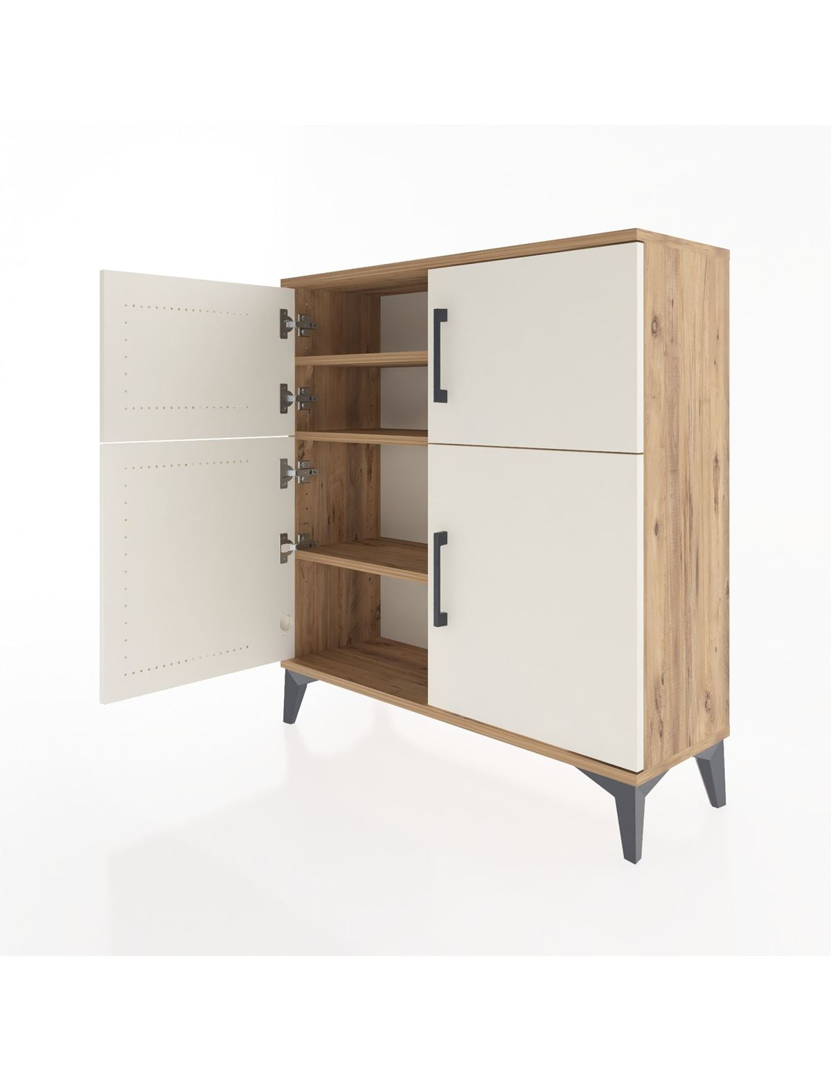 Arges Şifonyer 3 Raflı 4 Kapaklı 88x30x96 - S04M071V7A
