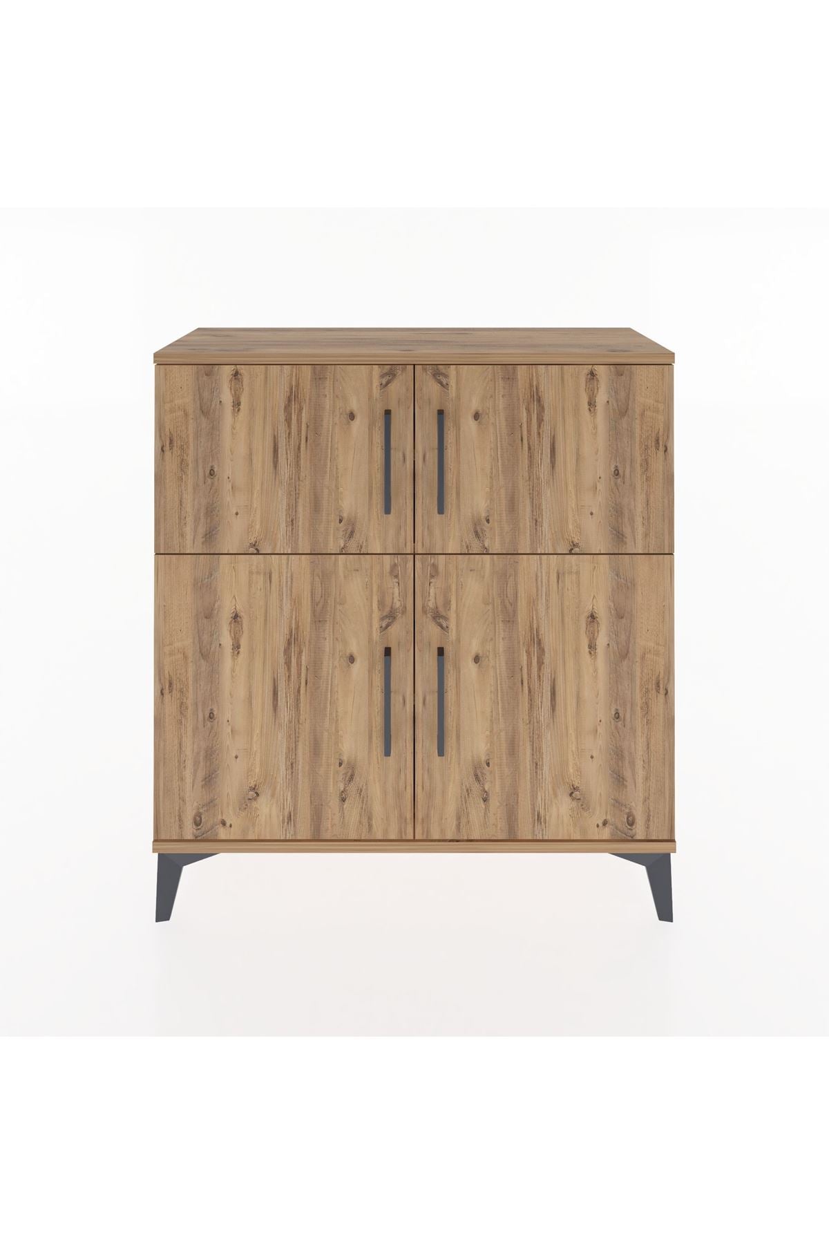 Arges Şifonyer 3 Raflı 4 Kapaklı 88x30x96 Çam-Çam