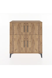 Arges Şifonyer 3 Raflı 4 Kapaklı 88x30x96 Çam-Çam