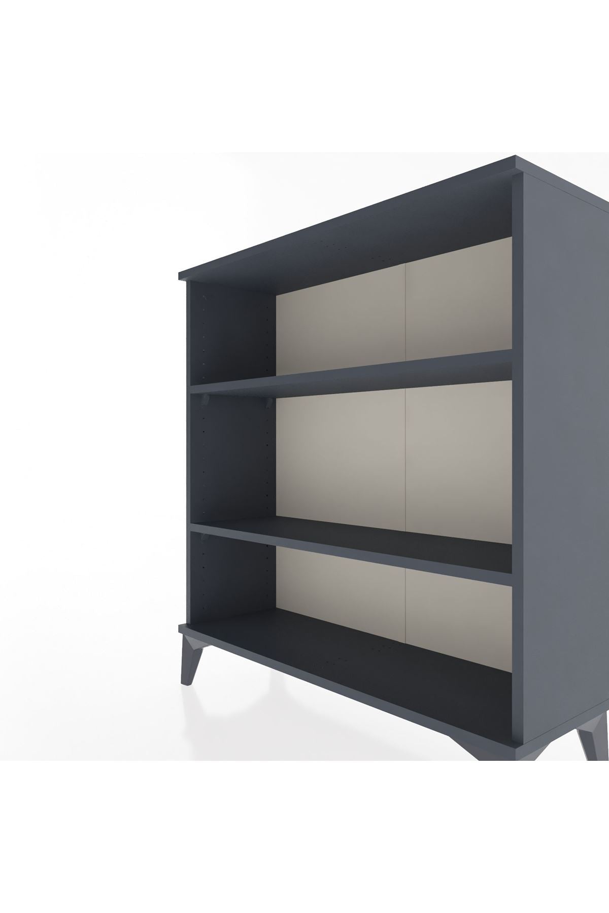 Arges Şifonyer 2 Raflı 88x30x96 Antrasit-Çam