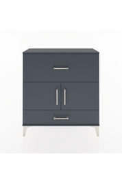 Arges Şifonyer 2 Raflı 2 Çekmeceli 2 Kapaklı 88x30x96 Antrasit-Antrasit