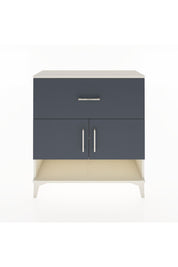 Arges Şifonyer 2 Raflı Tek Çekmeceli 2 Kapaklı 88x30x96 Aytaşı-Antrasit