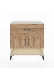 Arges Şifonyer 2 Raflı Tek Çekmeceli 2 Kapaklı 88x30x96 Aytaşı-Çam