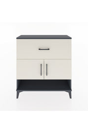 Arges Şifonyer 2 Raflı Tek Çekmeceli 2 Kapaklı 88x30x96 Antrasit-Aytaşı