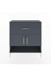 Arges Şifonyer 2 Raflı Tek Çekmeceli 2 Kapaklı 88x30x96 Antrasit-Antrasit