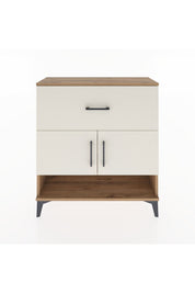 Arges Şifonyer 2 Raflı Tek Çekmeceli 2 Kapaklı 88x30x96 Çam-Aytaşı