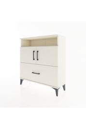 Arges Şifonyer 3 Raflı Tek Çekmeceli 2 Kapaklı 88x30x96 Aytaşı-Aytaşı