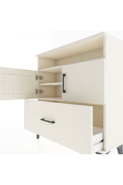 Arges Şifonyer 3 Raflı Tek Çekmeceli 2 Kapaklı 88x30x96 Aytaşı-Aytaşı