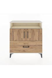 Arges Şifonyer 3 Raflı Tek Çekmeceli 2 Kapaklı 88x30x96 Aytaşı-Çam