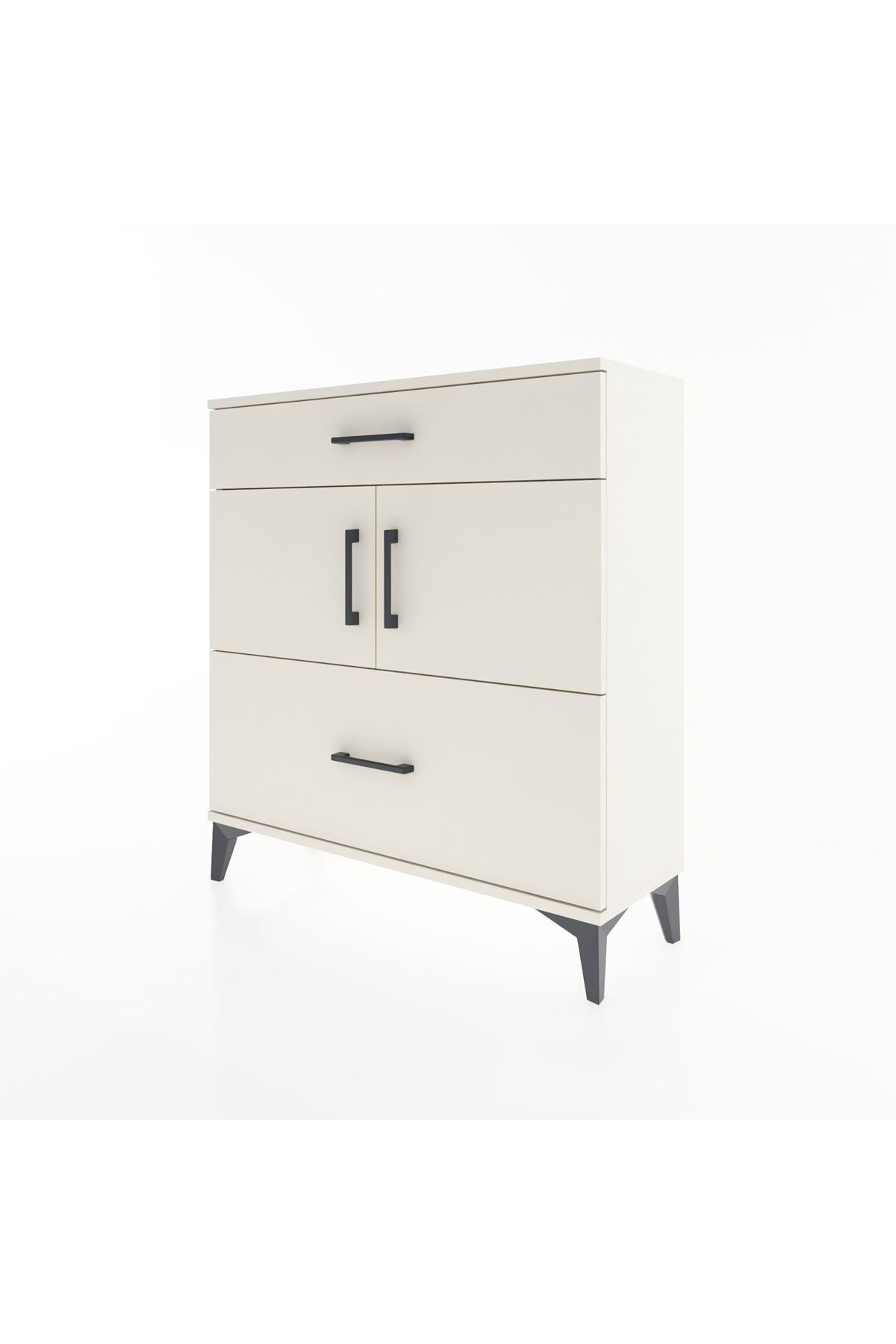 Arges Şifonyer 2 Raflı 2 Çekmeceli 2 Kapaklı 88x30x96 Aytaşı-Aytaşı