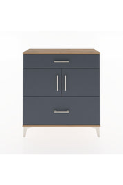 Arges Şifonyer 2 Raflı 2 Çekmeceli 2 Kapaklı 88x30x96 Çam-Antrasit