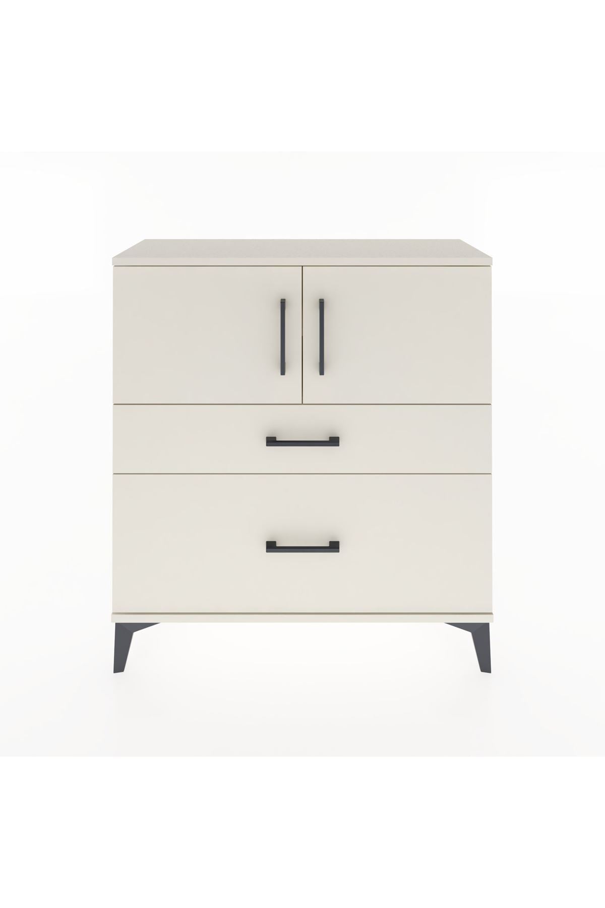 Arges Şifonyer 2 Raflı 2 Çekmeceli 2 Kapaklı 88x30x96 Aytaşı-Aytaşı