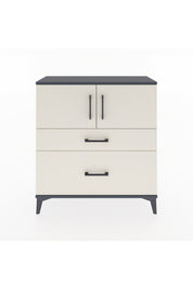 Arges Şifonyer 2 Raflı 2 Çekmeceli 2 Kapaklı 88x30x96 Antrasit-Aytaşı