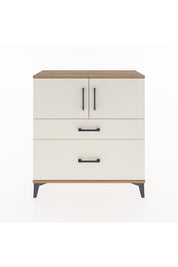 Arges Şifonyer 2 Raflı 2 Çekmeceli 2 Kapaklı 88x30x96 Çam-Aytaşı