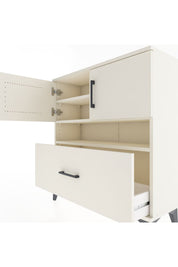 Arges Şifonyer 3 Raflı Tek Çekmeceli 2 Kapaklı 88x30x96 Aytaşı-Aytaşı