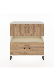 Arges Şifonyer 3 Raflı Tek Çekmeceli 2 Kapaklı 88x30x96 Aytaşı-Çam