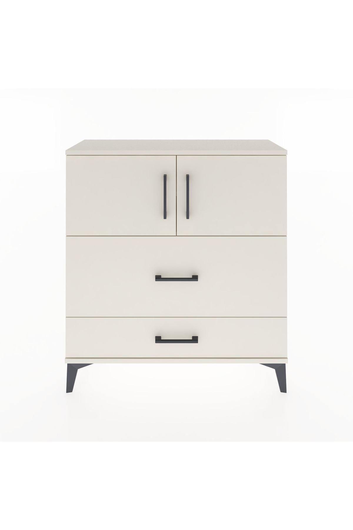 Arges Şifonyer 2 Raflı 2 Çekmeceli 2 Kapaklı 88x30x96 Aytaşı-Aytaşı