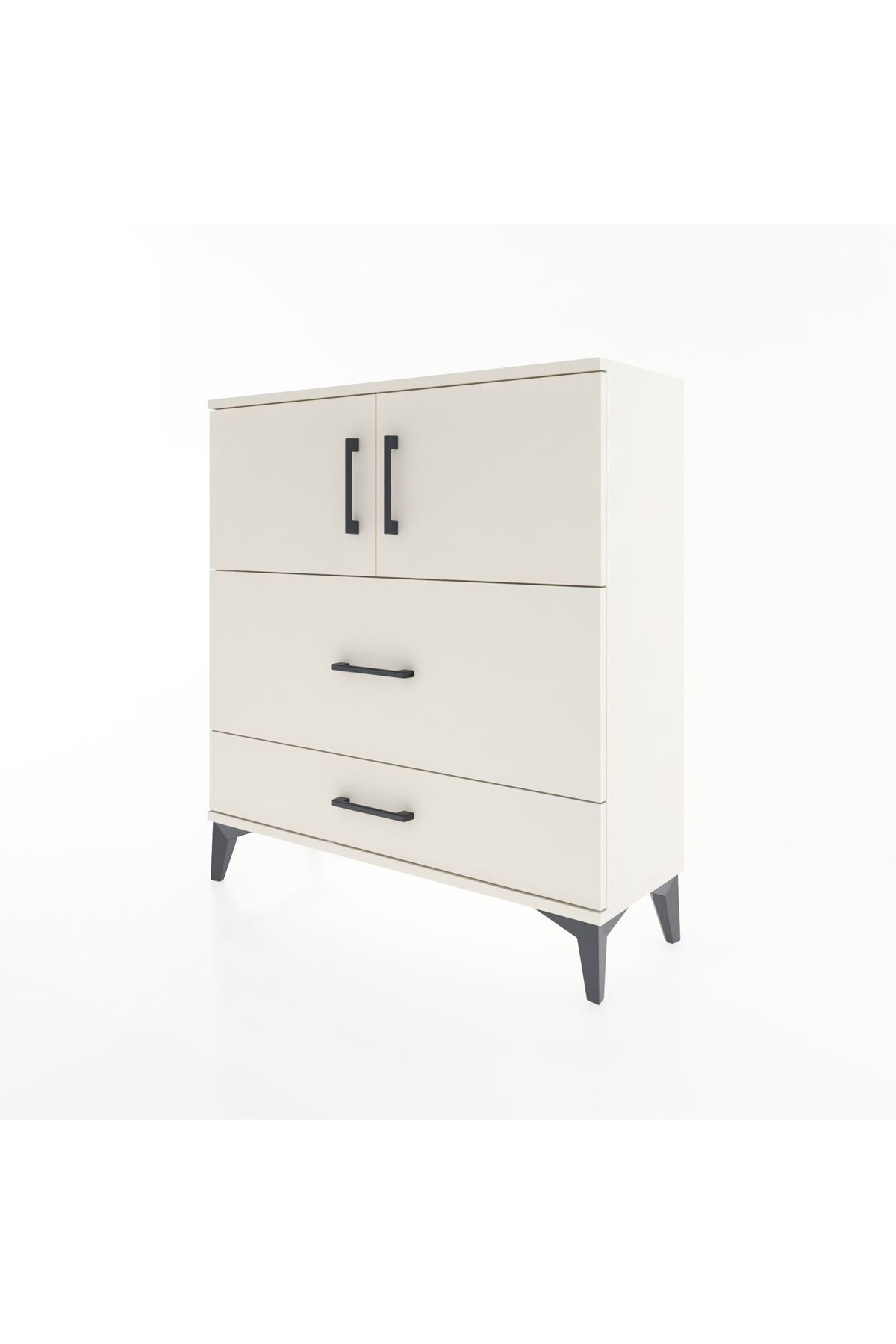 Arges Şifonyer 2 Raflı 2 Çekmeceli 2 Kapaklı 88x30x96 Aytaşı-Aytaşı