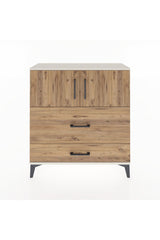 Arges Şifonyer 2 Raflı 2 Çekmeceli 2 Kapaklı 88x30x96