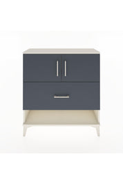 Arges Şifonyer 2 Raflı Tek Çekmeceli 2 Kapaklı 88x30x96 Aytaşı-Antrasit