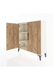 Arges Şifonyer 2 Raflı 2 Kapaklı 88x30x96 Aytaşı-Çam